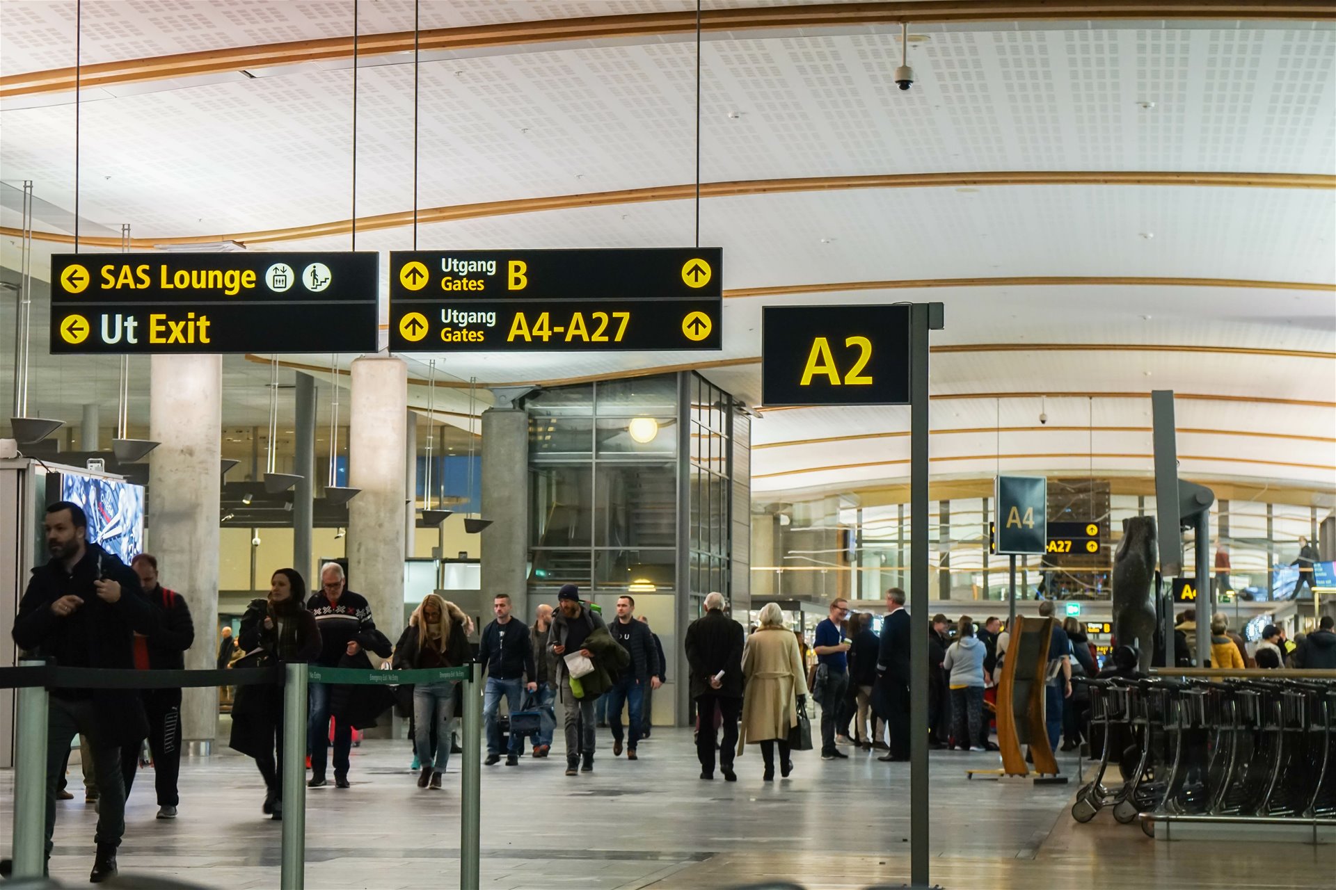 Flypassasjerer på Gardermoen