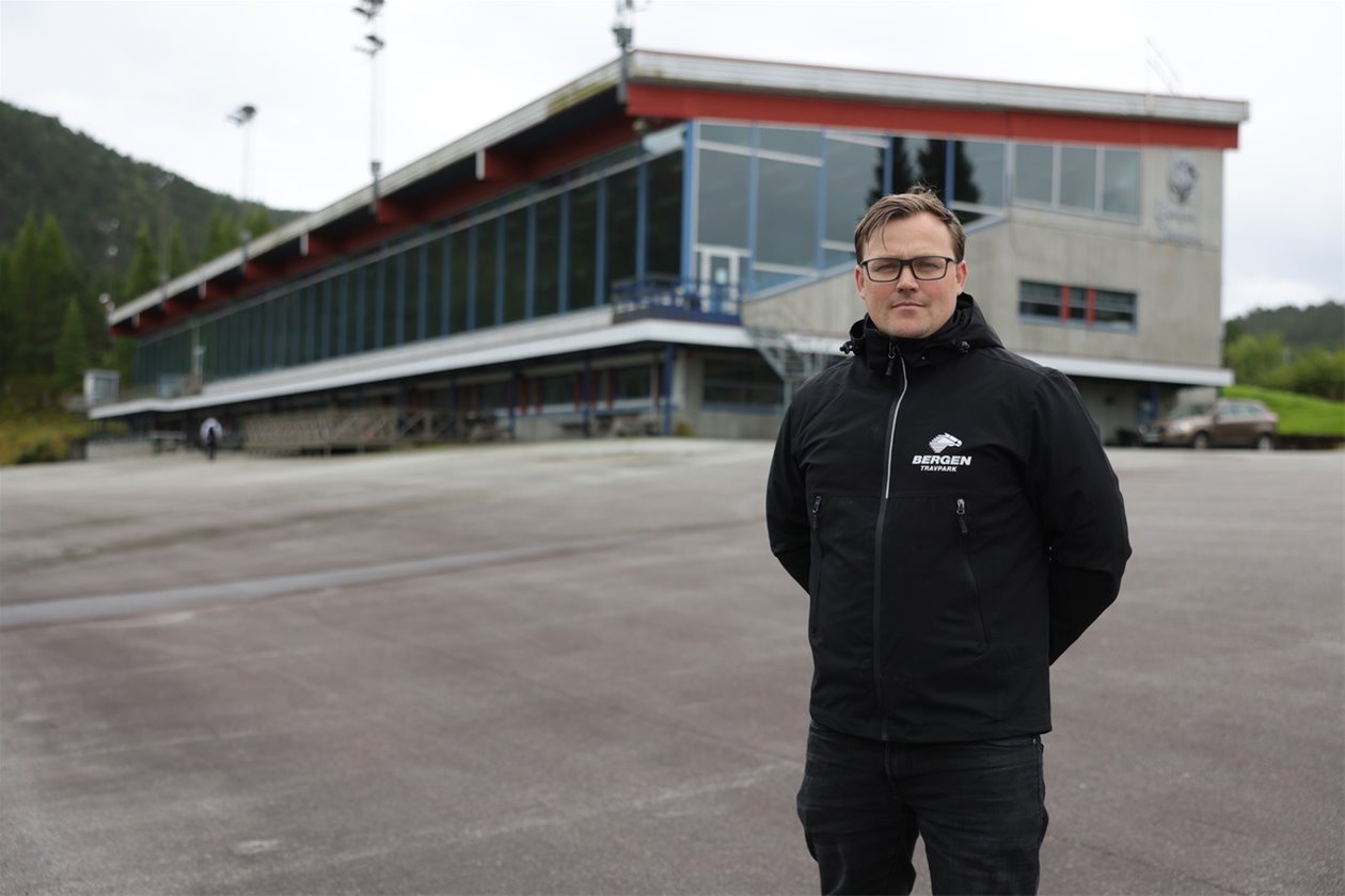 Bildde av Torstein Drivenes som er daglig leder i Bergen Travpark